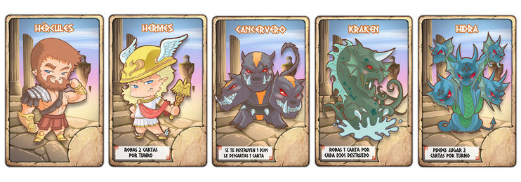 olimpians war cartas