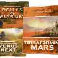 Terraforming Mars: Core + Hellas & Helysium + Venus TABLERUM