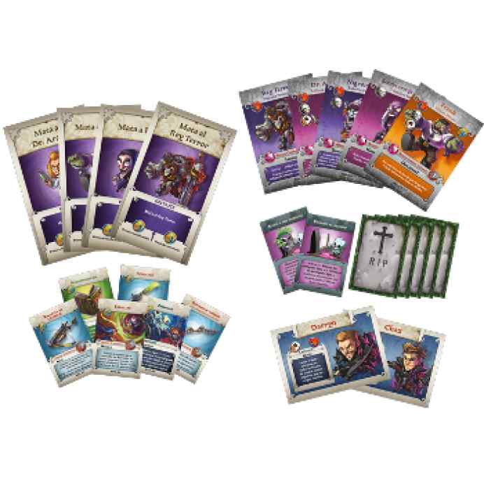 Arcadia Quest: Más Allá de la Tumba Cartas