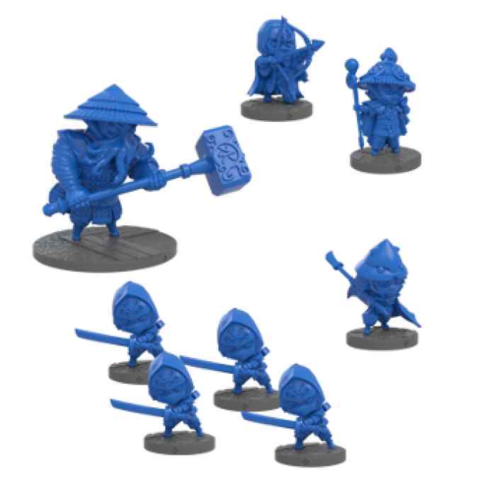 Ninja All Stars: Clan Ika miniaturas