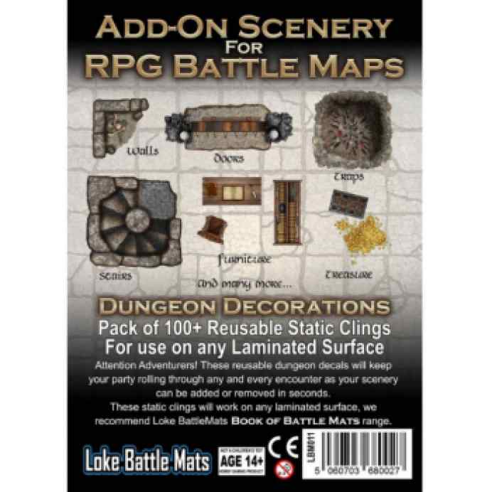 Add-On Scenery - Dungeon Decorations TABLERUM