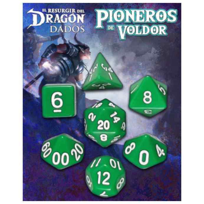 Dados: Pioneros de Voldor - Dados: Verde Saurania TABLERUM