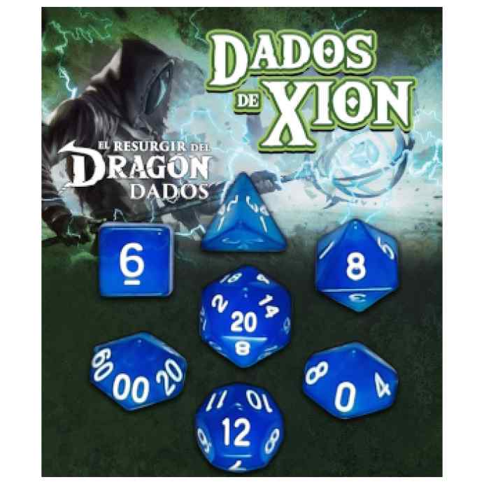 Dados de Xion: Azul Mármeron TABLERUM