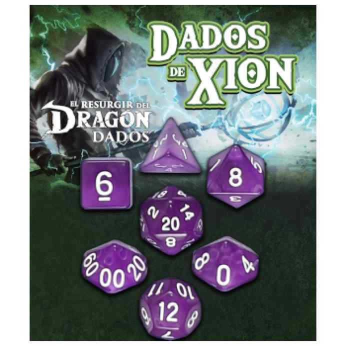 Dados de Xion: Púrpura Extraña Oscuridad TABLERUM