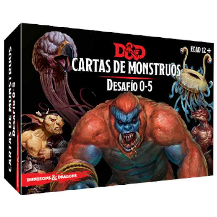 Dungeons & Dragons: Accesorios: Cartas de monstruos. Desafío 0-5 TABLERUM