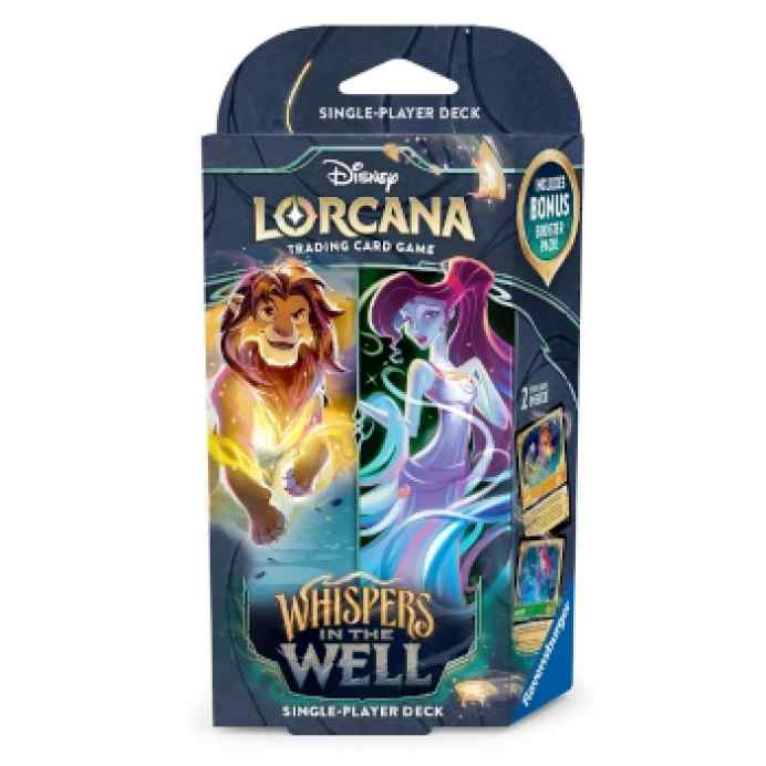 disney-lorcana-whispers-in-the-well-mazo-inicio-zafiro-acero-comprar-barato-tablerum
