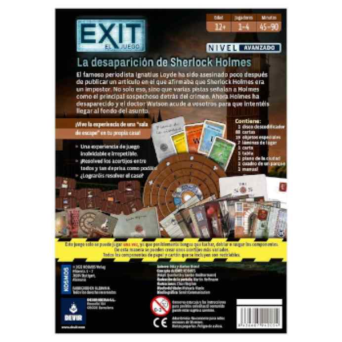 exit-la-desaparicion-de-sherlock-holmes-comprar-barato-tablerum