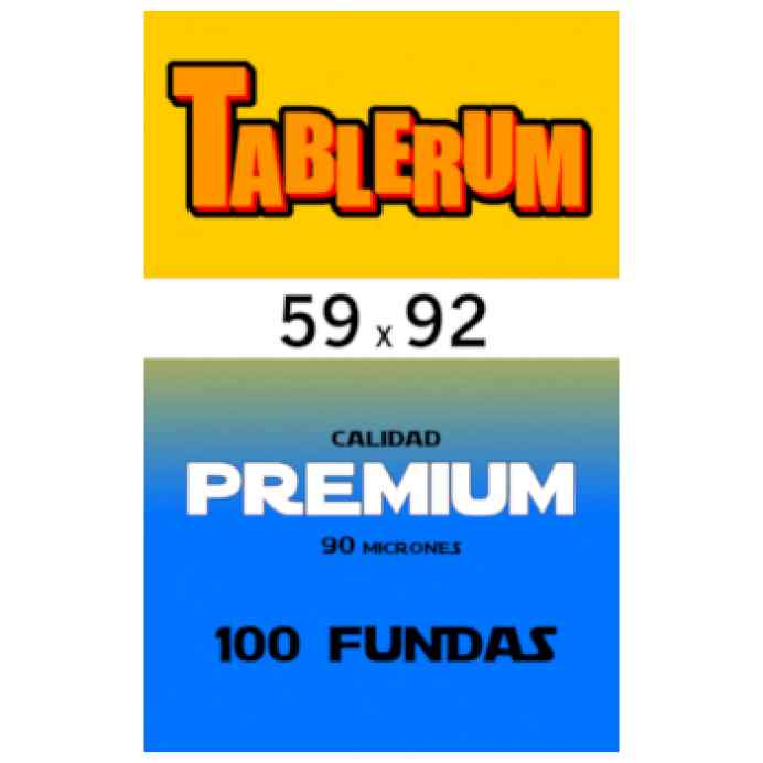 Fundas TABLERUM Euro PREMIUM 59 x 92 (100 uds) TABLERUM