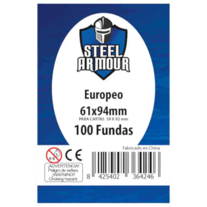 Fundas Steel Armour Europeo 61 x 94 (100 uds) TABLERUM