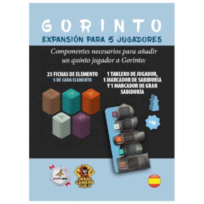 Gorinto: Pack Expansión para 5º Jugador + Dragón TABLERUM