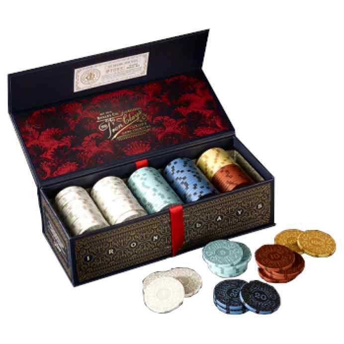 Iron Clays: Roxley Games Luxury Game Counters 100 fichas TABLERUM
