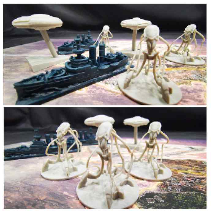La Guerra de los Mundos: Miniaturas TABLERUM