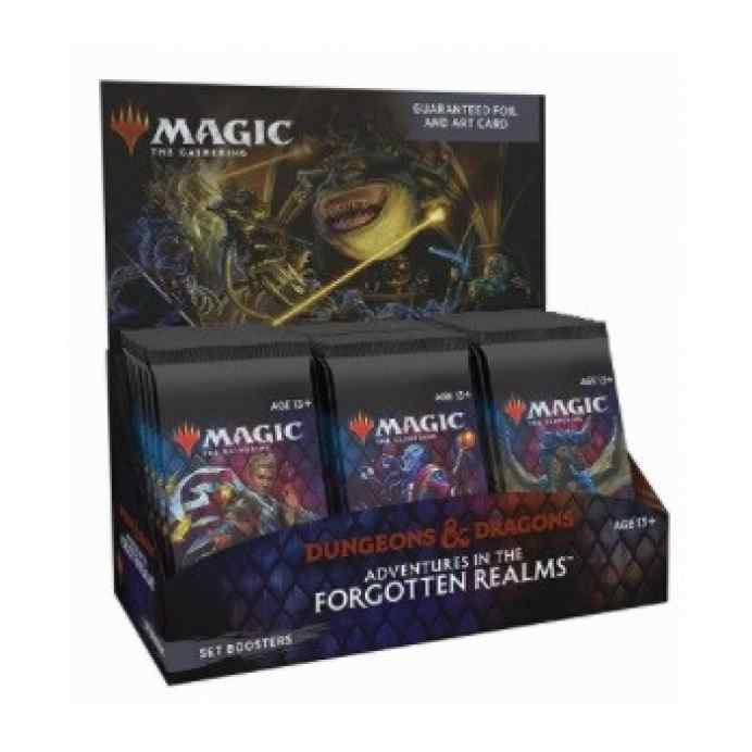 Magic: Aventuras en Forgotten Realms- Expositor de sobres de expansión (SET BOOSTERS, INGLÉS) TABLERUM