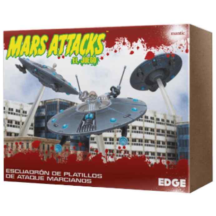 Mars Attacks: Escuadrón de platillos de ataque marcianos TABLERUM