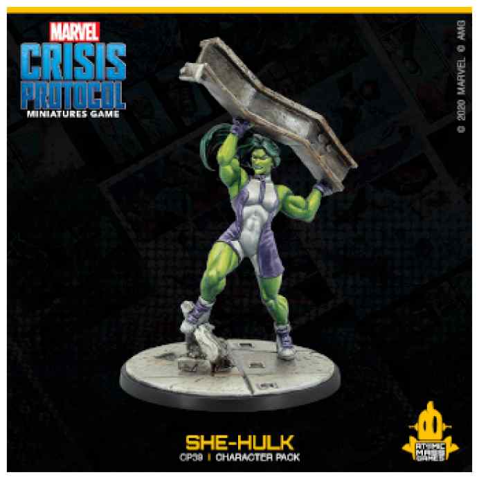 Marvel Crisis Protocol She-Hulk EN TABLERUM