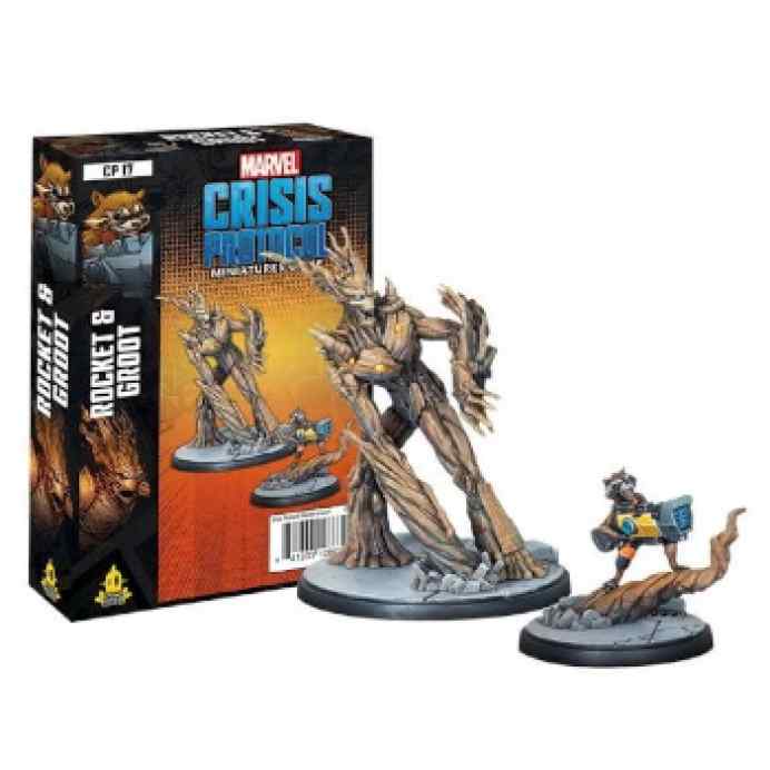 Marvel Crisis Protocol Rocket and Groot EN TABLERUM