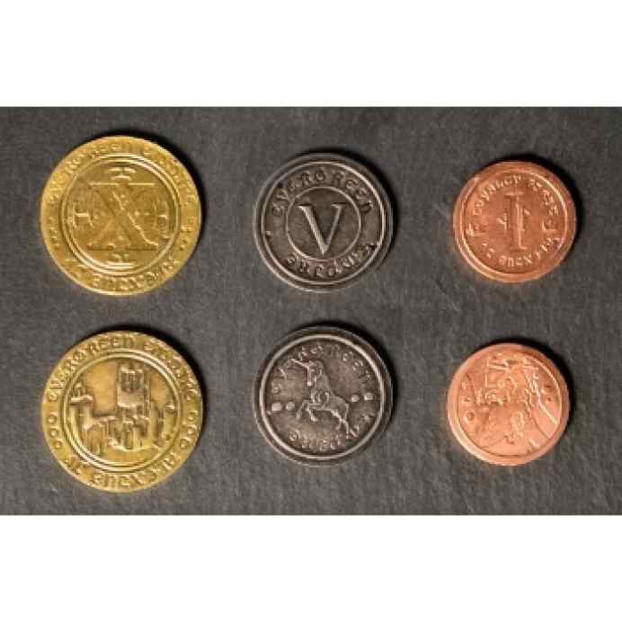 Monedas Medievales Metálicas (50 unidades) TABLERUM