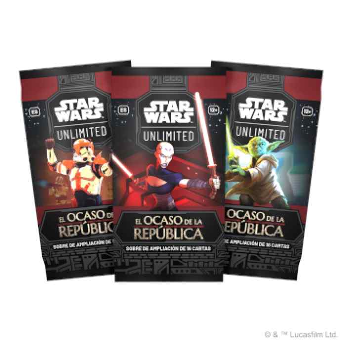 star-wars-unlimited-el-ocaso-de-la-republica-caja-comprar-barato-tablerum