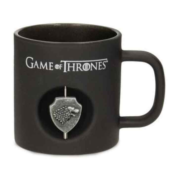 Juego de Tronos: Taza Casa Stark Emblema 3D Giratorio TABLERUM