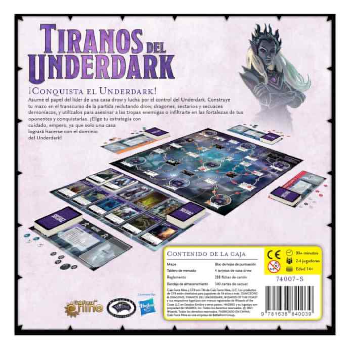 Dungeons & Dragons: Tiranos del Underdark (Ed. Actualizada) (ESPAÑOL) TABLERUM