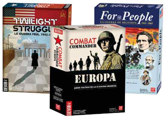 GMT Pack: Twilight Struggle + Combat Commander Europa + For the People TABLERUM