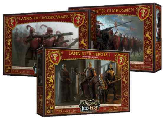 Canción de Hielo y Fuego: El Juego de Miniaturas: Casa Lannister TABLERUM