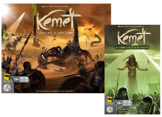 Kemet: Sangre y Arena + Kemet: El Libro de los Muertos TABLERUM