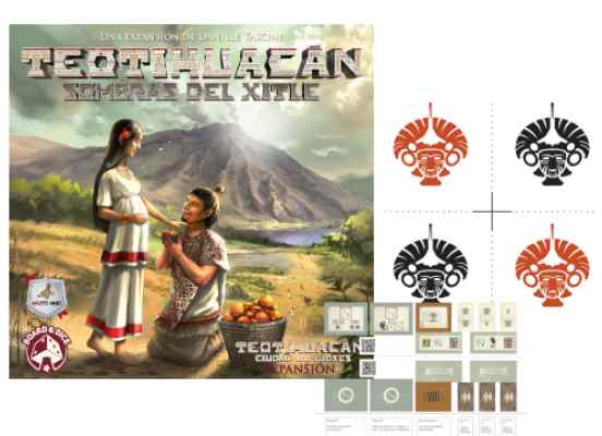 Teotihuacán: Sombras del Xitle + Pack de Promos TABLERUM