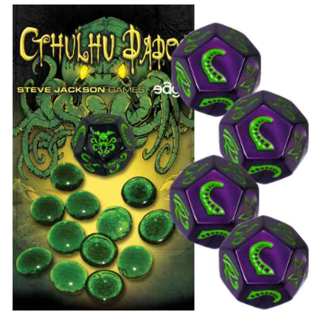 Cthulhu Dados: Morado-Verde