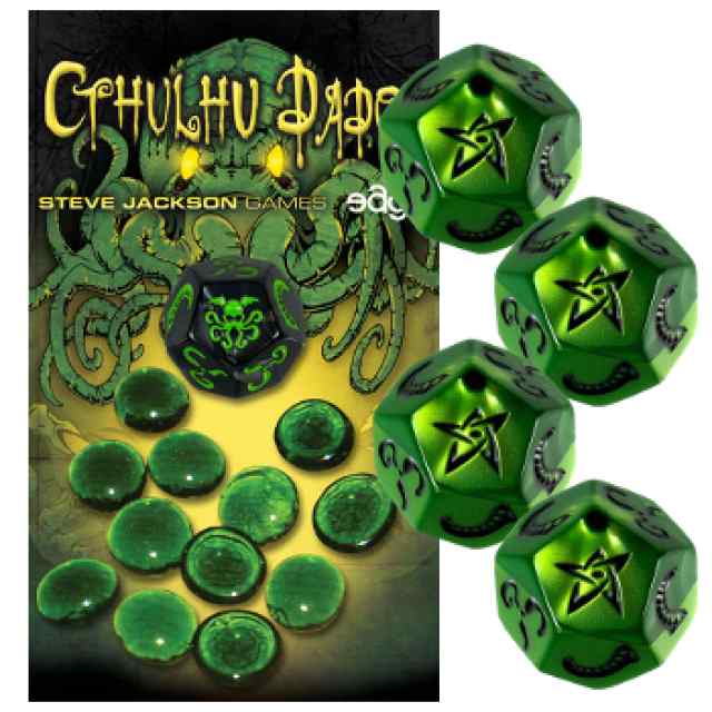 Cthulhu Dados: Verde-Negro