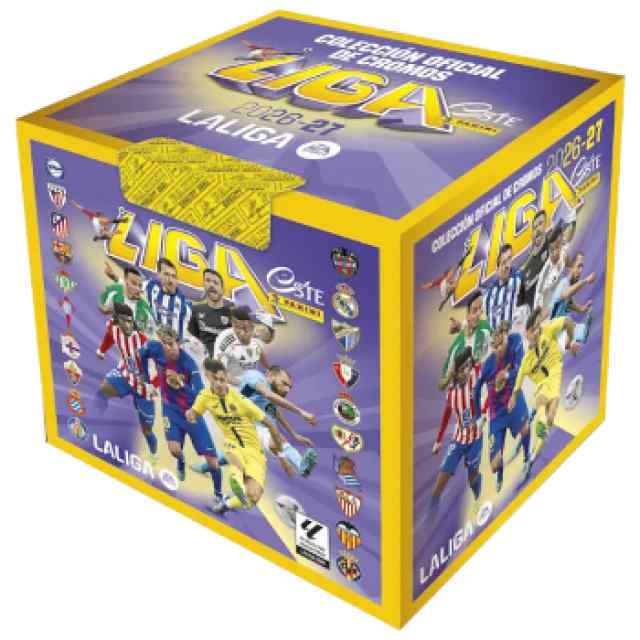 caja-liga-este-2026-27-cajita-50-sobres-coleccion-oficial-panini-comprar-barato-tablerum