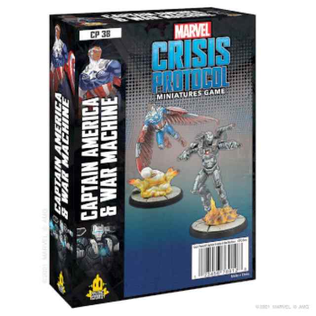 Marvel Crisis Protocol Captain America & War Machine EN TABLERUM