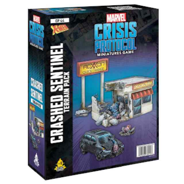 Marvel Crisis Protocol Crashed Sentinel Terrain Expansion EN TABLERUM