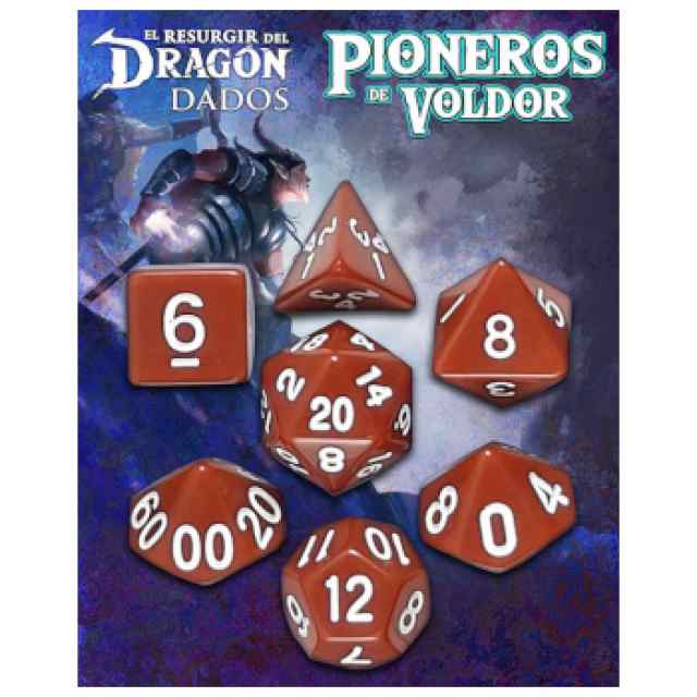 Dados: Pioneros de Voldor - Dados: Marrón Shabana TABLERUM