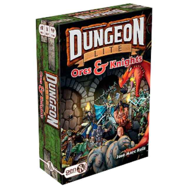 Dungeon Lite, Orcs and Knights TABLERUM
