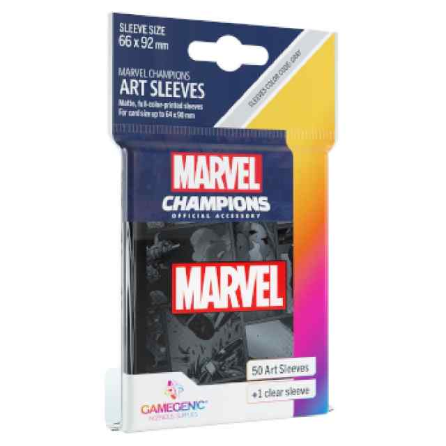 Marvel Champions: Fundas Marvel Black TABLERUM