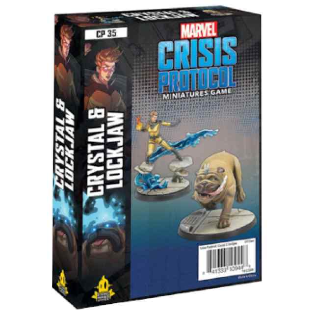 Marvel Crisis Protocol Crystal & Lockjaw EN TABLERUM
