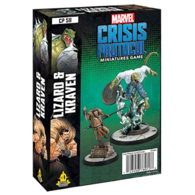 Marvel Crisis Protocol Lizard & Kraven EN TABLERUM