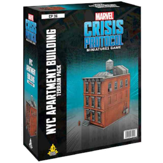 Marvel Crisis Protocol NYC Apartment Building Terrain EN TABLERUM