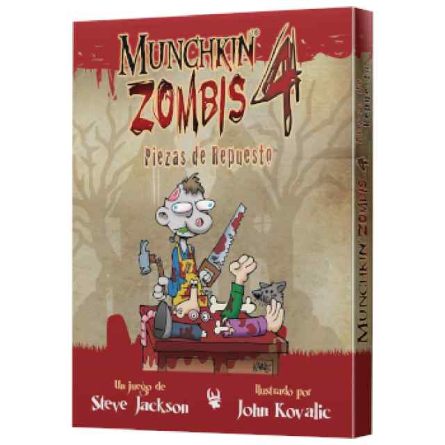 Munchkin Zombis 4: Piezas de Repuesto TABLERUM