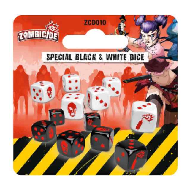 Zombicide 2ªEd: Special Black and White Dice TABLERUM